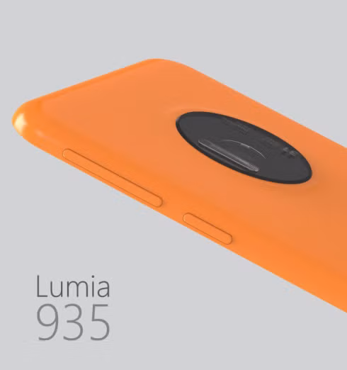 Bản thiết kế Lumia 935.