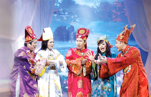 Cảnh trong một chương trình Táo quân.