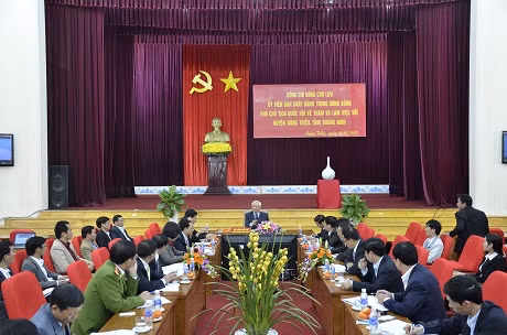 Quang cảnh buổi làm việc