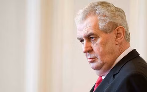 Tổng thống Séc Zeman (ảnh: radio.cz)