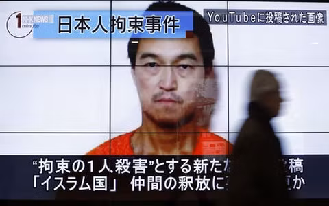 Con tin Kenji Goto (Ảnh Reuters)