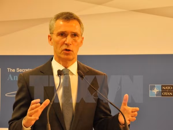 Tổng Thư ký Tổ chức Hiệp ước Bắc Đại Tây Dương (NATO) Jens Stoltenberg. (Ảnh: Hương Giang/TTXVN)