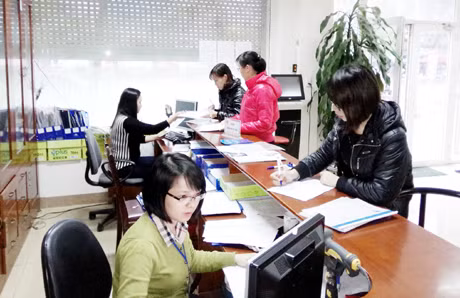 Hướng dẫn, hỗ trợ người nộp thuế hoàn thiện các thủ tục kê khai thuế tại bộ phận “một cửa” Cục Thuế tỉnh.