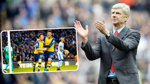 Lối đá giữ bóng ít bước đầu đã mang lại thành công cho thầy trò Wenger