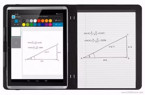 Với vỏ HP Folio và bút Duet pen, mọi thứ bạn viết trên giấy có thể chuyển sang máy tính bảng.