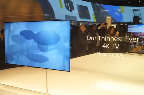 Sony XBR-X900C, TV mỏng nhất thế giới với 