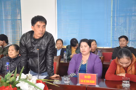 Diện các hộ tiểu thương