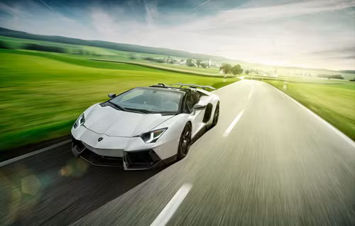 Lamborghini Aventador Roadster.