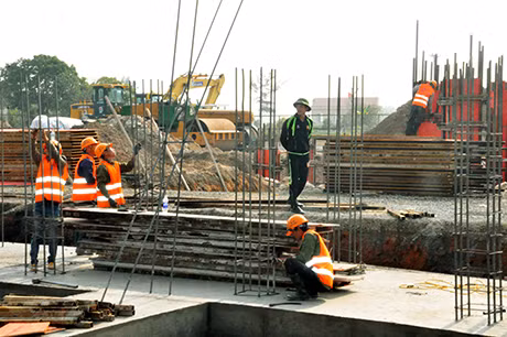 Thi công dự án Nhà máy sợi của Công ty Texhong Ngân Hà.