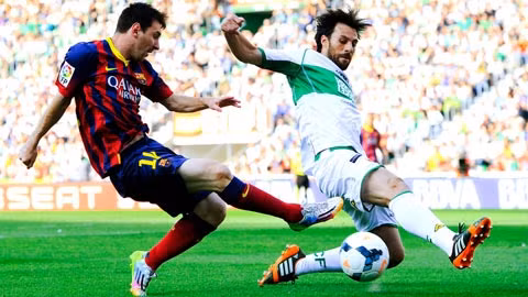 Messi và đồng đội sẽ dễ dàng vùi dập đội bóng “chiếu dưới” Elche