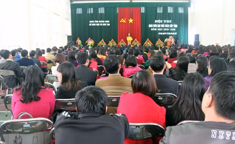 Quang cảnh lễ bế mạc hội thi