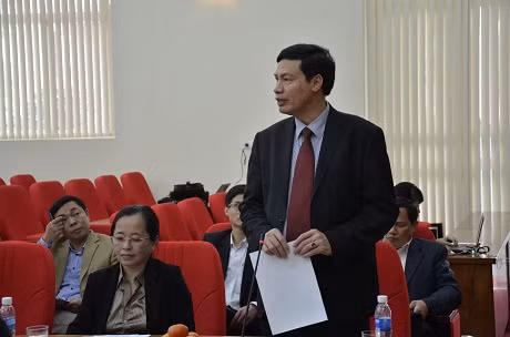 Đồng chí Nguyễn Đức Long, Phó Bí thư Tỉnh ủy, Chủ tịch HDND tỉnh phát biểu tại buổi làm việc