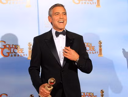 George Clooney tại lễ trao giải Quả cầu Vàng (Nguồn: AFP/Getty Images)