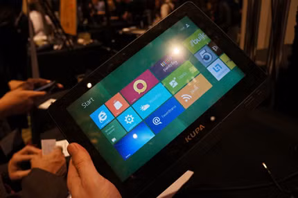 Máy tính bảng chạy Windows 8 có khả năng giá cao hơn iPad bởi sử dụng nền tảng chip mới đắt đỏ hơn - Ảnh: Electronista.