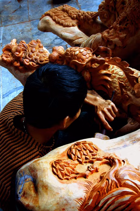 Sản phẩm mỹ nghệ từ gỗ và đá phong thuỷ
