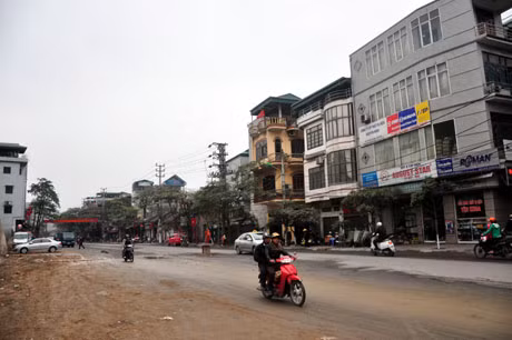 Mặt đường 337 được mở rộng tạo sự thuận tiện đi lại cho người dân