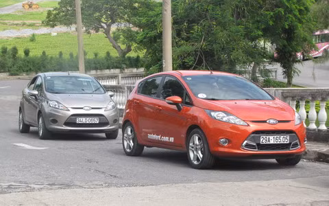 Ford Fiesta thực sự ấn tượng với công nghệ mới, trang bị trên xe. ảnh QT