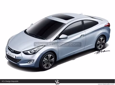  Hyundai Avante Coupe sẽ ra mắt tại triển lãm Chicago Motorshow 2012