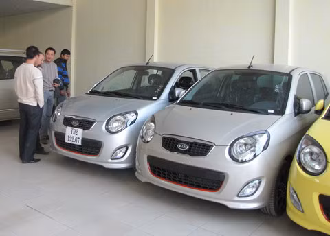 KIA Morning bất ngờ trở thành xe bán chạy nhất thị trường. ảnh QT