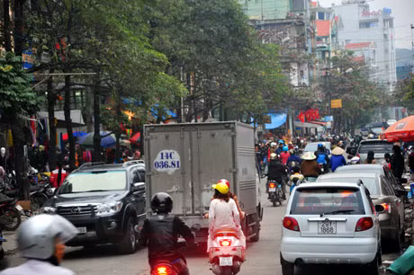 Đường Tô Hiến Thành gần như ùn, tắc cả ngày