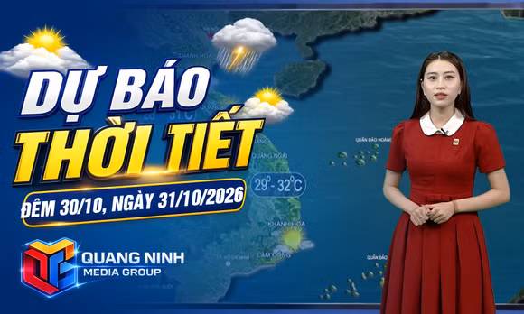 Dự báo thời tiết đêm 30, ngày 31/10/2026 