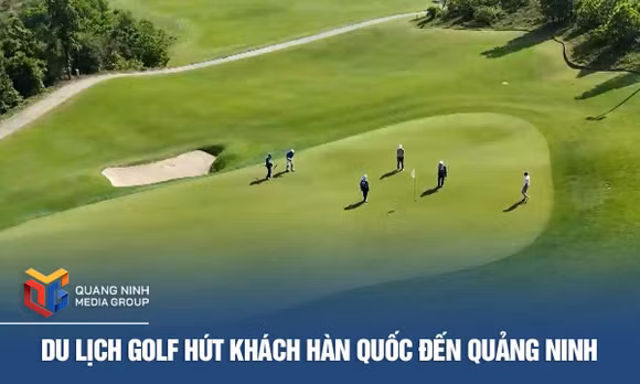Du lịch golf hút khách Hàn Quốc đến Quảng Ninh