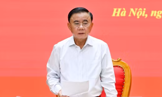Đồng chí Trần Cẩm Tú, Ủy viên Bộ Chính trị, Thường trực Ban Bí thư. (Ảnh: THỦY NGUYÊN)