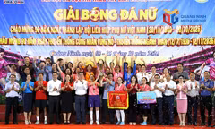 Than Hà Tu vô địch Giải bóng đá nữ Đại hội Thể dục Thể thao TKV lần thứ III