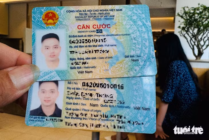 Thẻ căn cước, căn cước công dân - Ảnh: DANH TRỌNG
