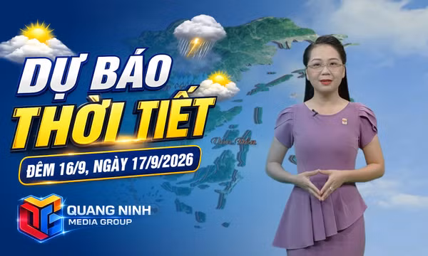 Dự báo thời tiết đêm 16, ngày 17/9/2026