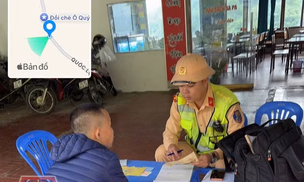 Chạy 'chui' khi bị tước đăng kiểm, xe tải bị Cảnh sát giao thông Lào Cai tạm giữ
