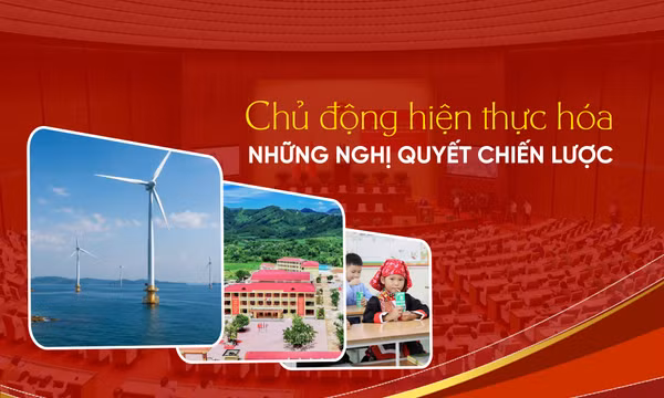 Chủ động hiện thực hóa những nghị quyết chiến lược