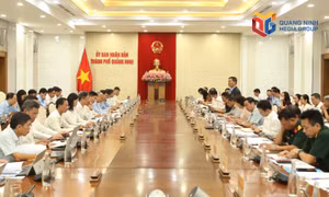 UBND thành phố làm việc với Tập đoàn Công nghiệp Than - Khoáng sản Việt Nam