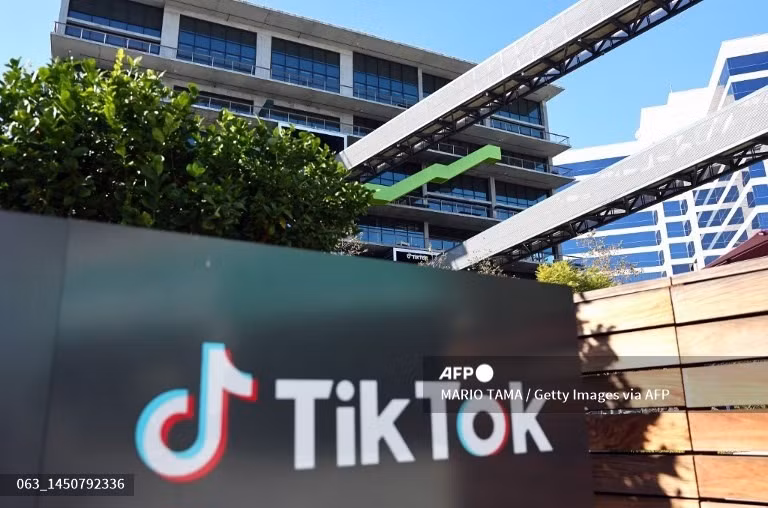 Văn phòng TikTok tại Culver City, California, Mỹ. Ảnh: AFP