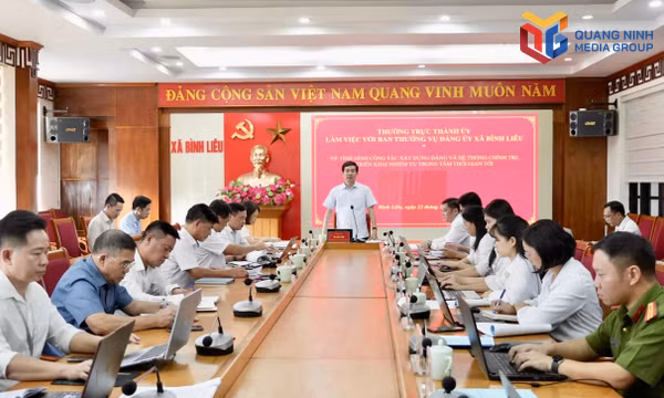 Xã Bình Liêu tập trung nâng cao chất lượng vận hành, năng lực tổ chức thực hiện nhiệm vụ