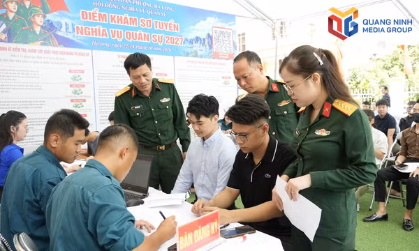Quảng Ninh cơ bản hoàn thành sơ tuyển nghĩa vụ quân sự năm 2027
