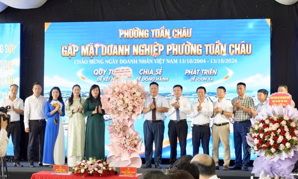 Phường Tuần Châu gặp mặt, kết nối cộng đồng doanh nghiệp