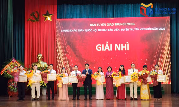 Quảng Ninh có thí sinh đoạt giải Nhì toàn quốc Hội thi Báo cáo viên, tuyên truyền viên giỏi năm 2026