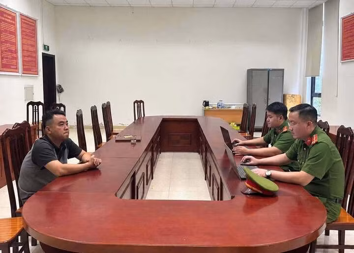 Nguyễn Hải Linh làm việc tại cơ quan công an.