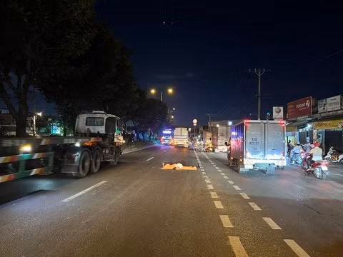 Hiện trường vụ tai nạn.
