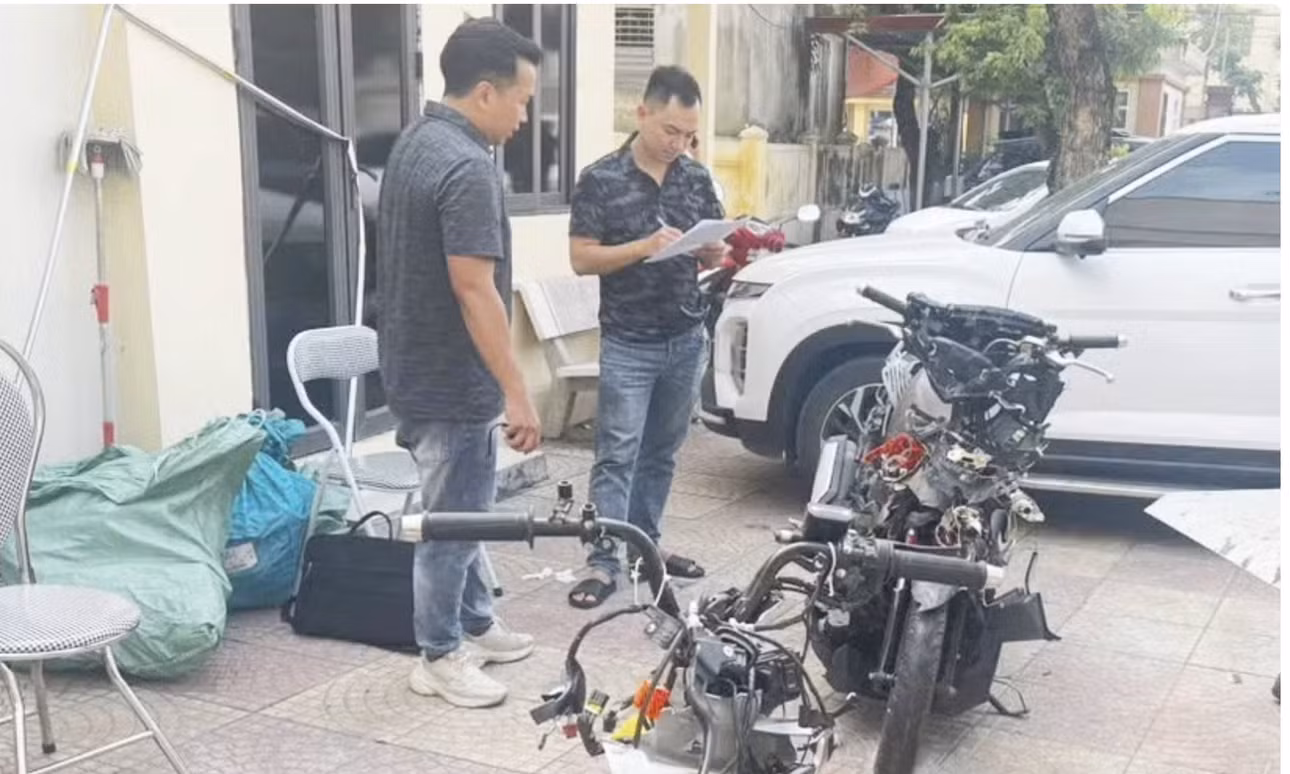 Hiện trường vụ tai nạn