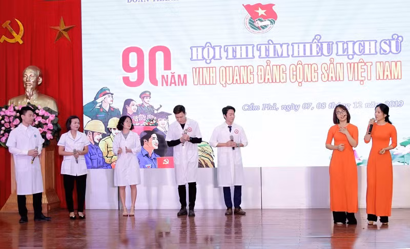 Thành Đoàn Cẩm Phả thi tìm hiểu lịch sử Đảng Cộng sản Việt Nam