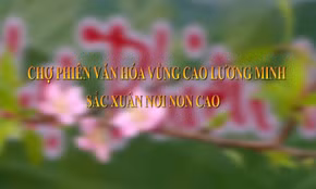 Chợ phiên văn hóa vùng cao Lương Minh - Sắc xuân nơi non cao