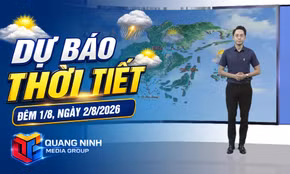 Bản tin dự báo thời tiết đêm 1/8, ngày 2/8/2026