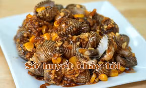 Sò huyết cháy tỏi