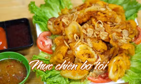 Mực chiên bơ tỏi