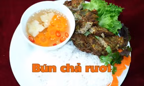 Bún chả rươi