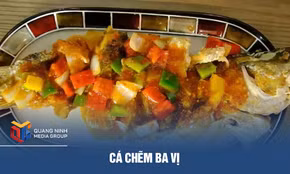 Cá chẽm ba vị