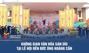 Không gian văn hóa Sán Dìu tại Lễ hội Đền Đức Ông Hoàng Cần