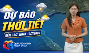 Dự báo thời tiết đêm 18, ngày 19/7/2026